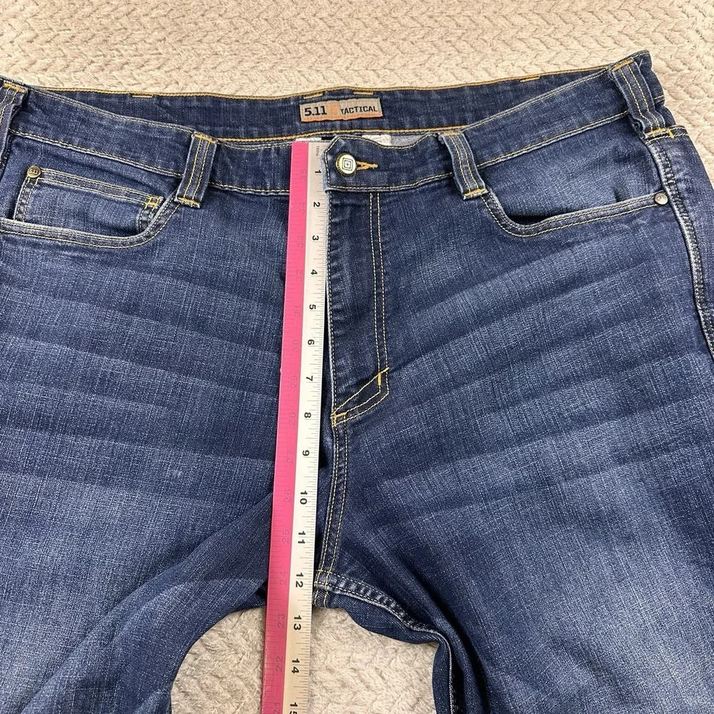511 Tactical Jeans Men's 40x36 Tall Blue Defender Straight Leg Workwear Country